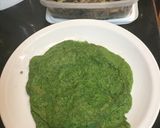 Foto del paso 1 de la receta: Crepes de espinaca proteicos, sin harina 😉