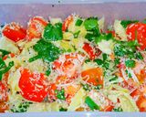 A picture of step 5 of Mike's Shrimp Bruschetta.