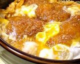 A picture of step 10 of Single-Serving Fried Pork Cutlet Rice Bowl.