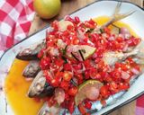 Foto langkah ke 5 dari resep Ikan Kukus Sambal Matah.