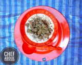 A picture of step 3 of Fresh cowmilk & millet gruel (fura da nono).
