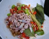 Foto langkah ke 3 dari resep Nasi Bakar Cumi Asin.