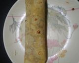 A picture of step 8 of Mexican beans enchiladas.