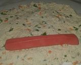 Foto langkah ke 3 dari resep Rollade Tahu dan sosis.