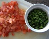 A picture of step 1 of Rad's Chicken nachos.