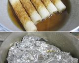 A picture of step 1 of Flavored Chikuwa with Cucumber.