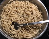 A picture of step 2 of Vegetarian Spaghetti Bolognese.
