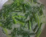 Foto langkah ke 3 dari resep Bobor Bayam Kacang Panjang.