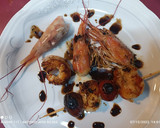 Foto del paso 4 de la receta: Tartar de gambón y pincho de gamba langostinera