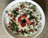 A picture of step 2 of Fruits and nuts raita.