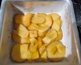 A picture of step 2 of Peach dessert.