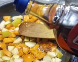 Rakott, gyümölcsös zabpehely (vegán) recept fázis 2 fotója