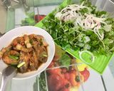Hình bước làm 1 của món Cá kho hành ớt