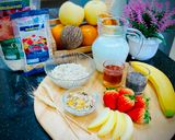 รูปขั้นตอนการทำที่ 1 ของ โอเวอร์ไนท์โอ๊ต (Overnight Oats)