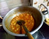 A picture of step 7 of Bhounwa kadu chicken.