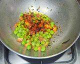 A picture of step 5 of Gajar Matar.