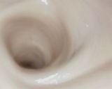 A picture of step 4 of Brownie shake.