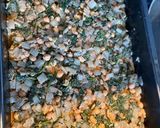 A picture of step 7 of Butternut squash/pumpkin baked Kibbeh - Lebanese meatless kibbeh (step by step photos).