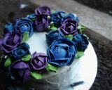 Foto langkah ke 12 dari resep Buttercream Lembut + Kue Tart (tutorial rose petal) ala khey.
