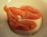 A picture of step 3 of Shirataki Noodles with Tarako (Masago-ae).