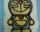 A picture of step 7 of Character Made With Chocolate (Doraemon).