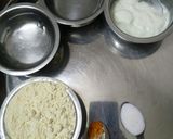 A picture of step 1 of Khandvi.