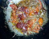 A picture of step 4 of Chicken made with peanut butter #4weeks challenge.