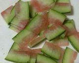 大西瓜皮再利用/西瓜皮汁的食譜步驟1照片