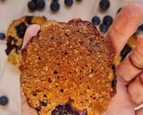 Foto del paso 4 de la receta: Galletas de avena y arándanos frescos 🫐