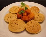A picture of step 4 of Chickpea Pancakes, Egg- and Milk-Free.