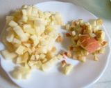 A picture of step 3 of One Bowl Pancake Mix Apple Muffins.