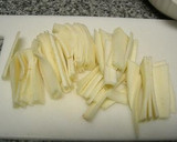 A picture of step 1 of Curry and Cinnamon Flavored Sautéed Parsnip.