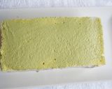 A picture of step 16 of Matcha Chocolate Adzuki Mont Blanc Shortcake.