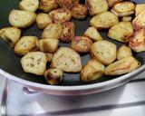 A picture of step 2 of Raw Banana Fry.