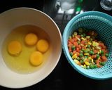 Gambar langkah 1 resipi Scrambled Eggs Mudah.