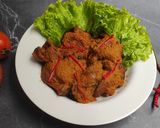 Foto langkah ke 6 dari resep Ati - Ampela Ayam Bumbu Pedas.