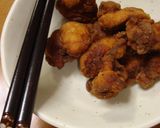 A picture of step 4 of Curry Flavored Fried Chicken Tenders With Yakisoba Sauce.