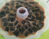 Foto langkah ke 3 dari resep Puding Cincau mocacinno.