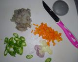 Foto langkah ke 4 dari resep MPASI Menu 4⭐ Usia 6 Bulan - Bubur Udang Buncis Wortel.