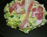 A picture of step 3 of Okonomiyaki (Light and Fluffy).