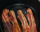 A picture of step 1 of BLT Egg Sandwich.