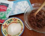 A picture of step 3 of Tim Tam Choccy Balls.