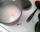 A picture of step 1 of Macaroni Soup.