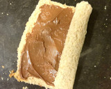 Foto del paso 4 de la receta: Torrijas enrolladas rellenas de crema de chocolate