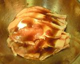 A picture of step 3 of Pan Fried Ginger Pork with Garlic Mayonnaise.