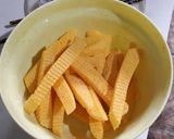 Hình bước làm 5 của món Khoai tây lắc phô mai giòn tan