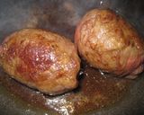 A picture of step 6 of Meat-Wrapped Soft-Boiled Eggs for Bentos.