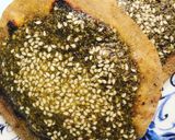 A picture of step 10 of Spelt flatbreads with za’atar - vegetarian.