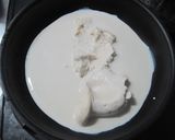 A picture of step 1 of White Sauce with Sake Lees & Soy Milk.