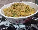 A picture of step 5 of Chatpata Macroni.